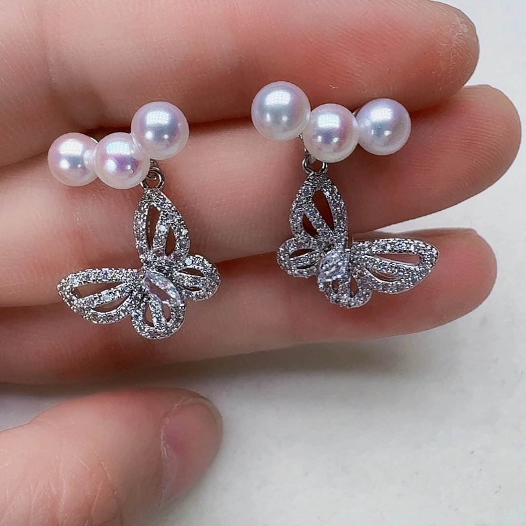 未镶嵌淡水珍珠耳饰