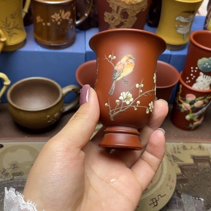 紫砂茶杯紫砂主人杯