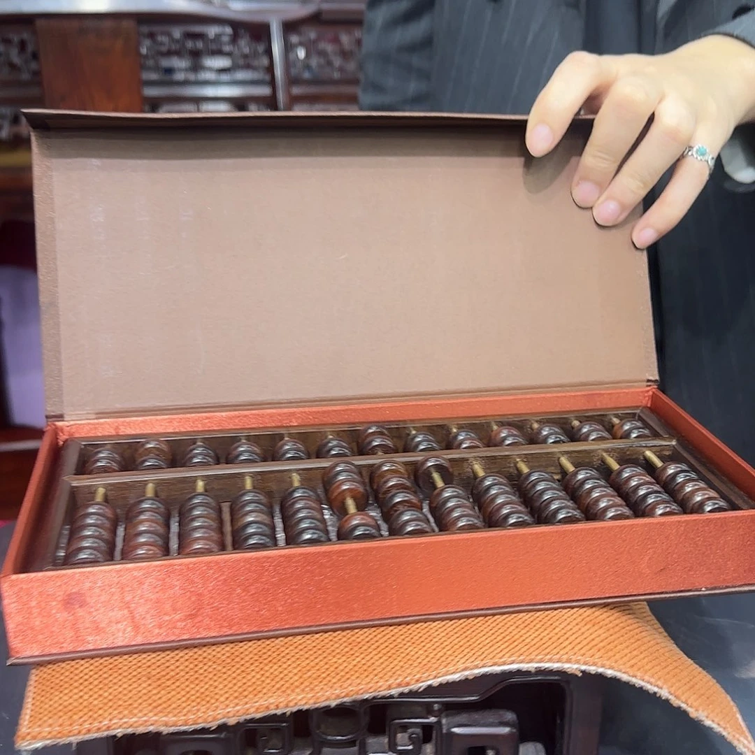 红***豆端景台红酸枝木类算盘