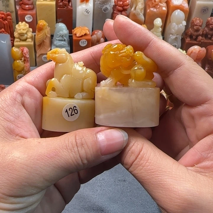 昌化石印石2方一起加油呀