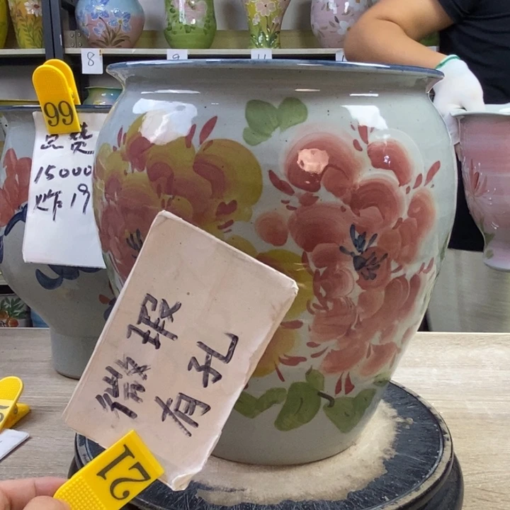 景德镇高温陶瓷花盆