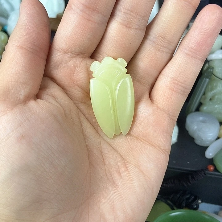 和田玉未镶嵌吊坠(不含链)