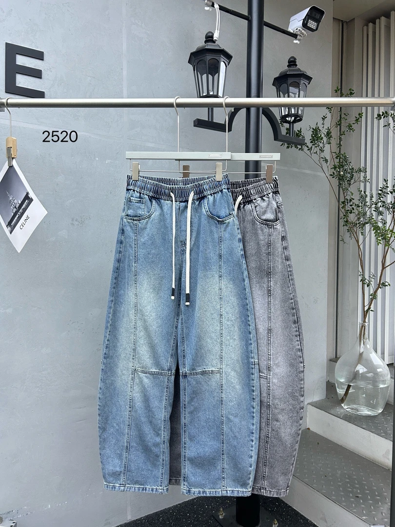 【春夏款】YLK-2520-高品质潮牌男女同款牛仔裤