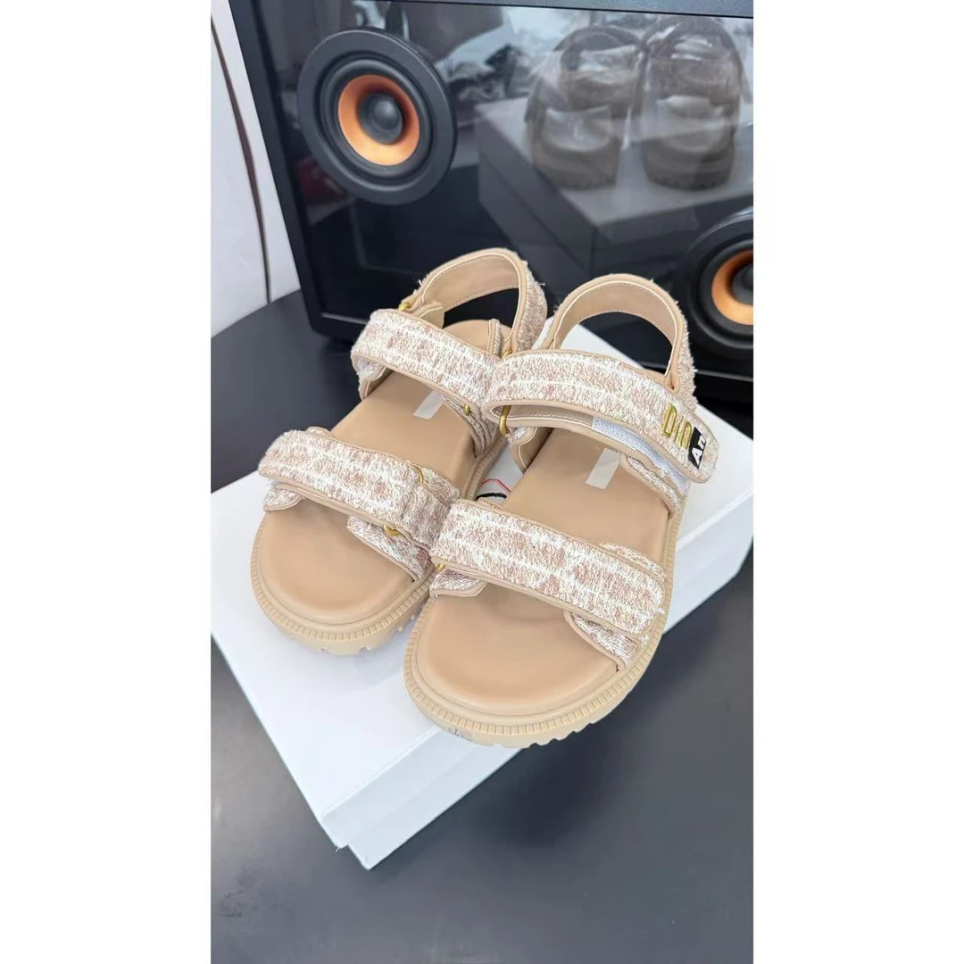 《An ni》【D】夏季新品时尚户外休闲沙滩平厚软底凉鞋Ani-C128