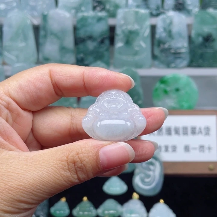 颈饰未镶嵌翡翠佛公