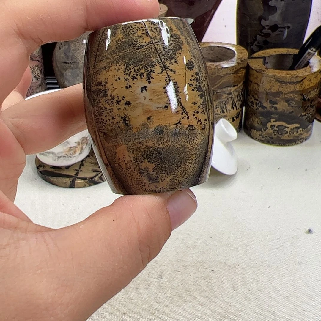 广西石广西天然国画石