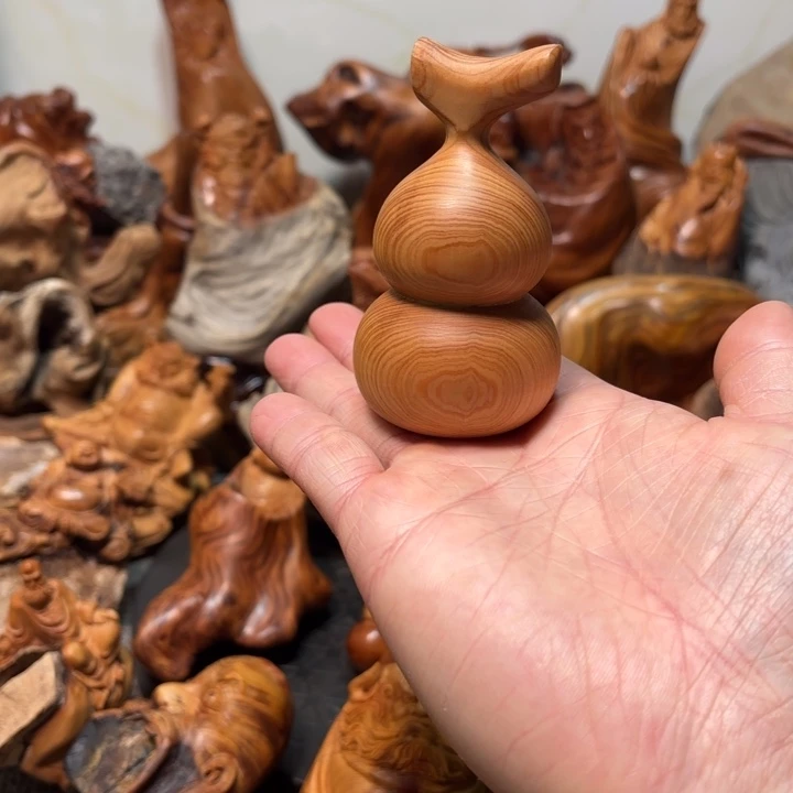 柏木葫芦手把件手把