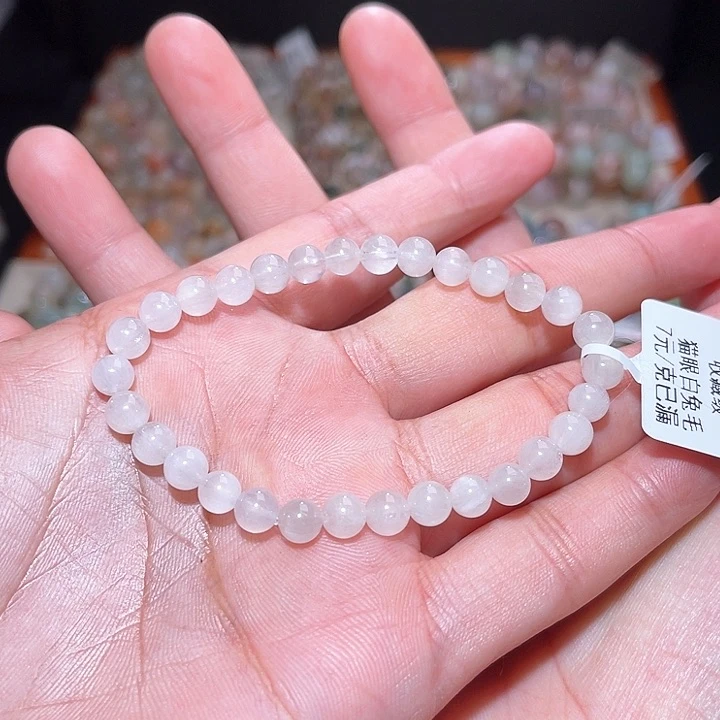 水晶手链未镶嵌165号主图手串  6+