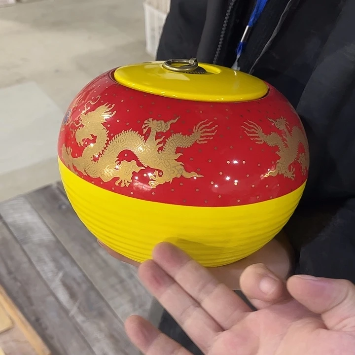 摆件陶瓷茶叶罐密封罐