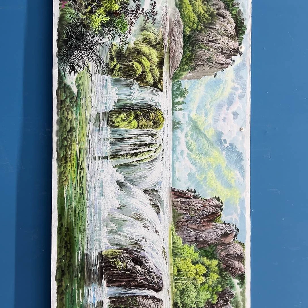 国画纯水作品欣赏图