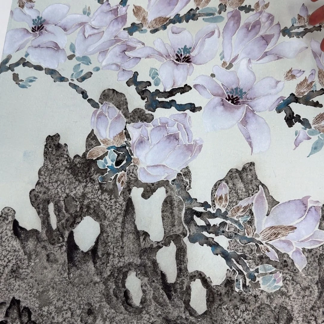 国画国画作品山水花鸟