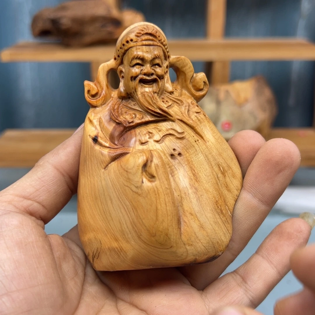 松***哥木崖柏木摆件手把件