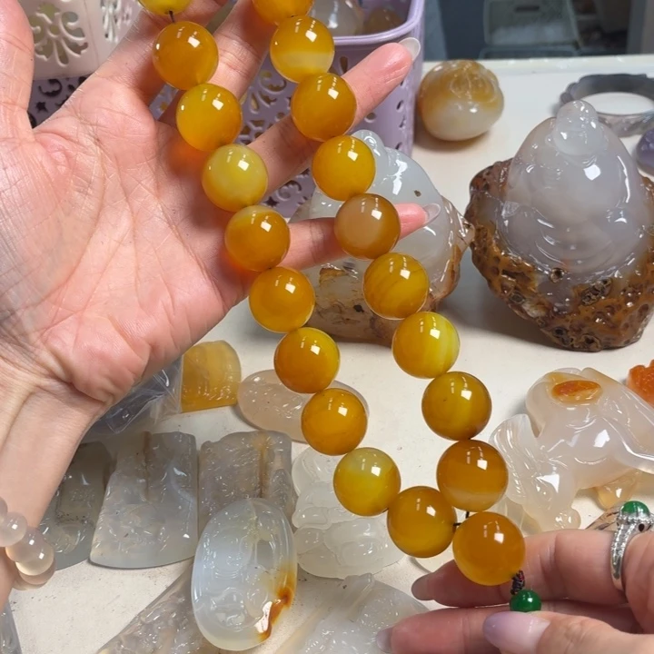 玛瑙/玉髓未镶嵌吊坠(不含链)