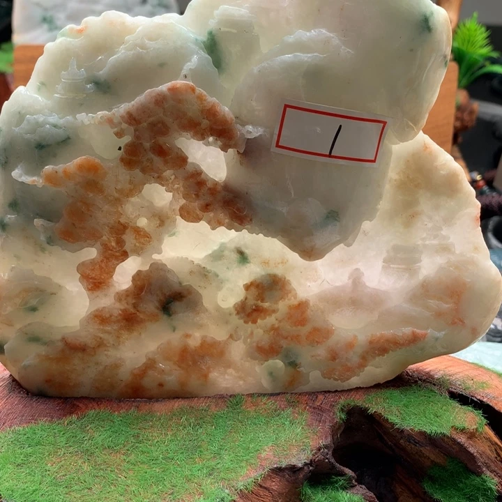 翡翠未镶嵌颈饰保真天然a货翡翠