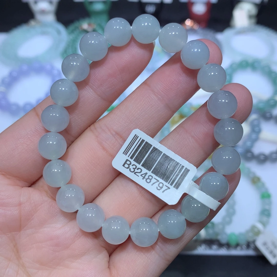 翡翠未镶嵌手串天然