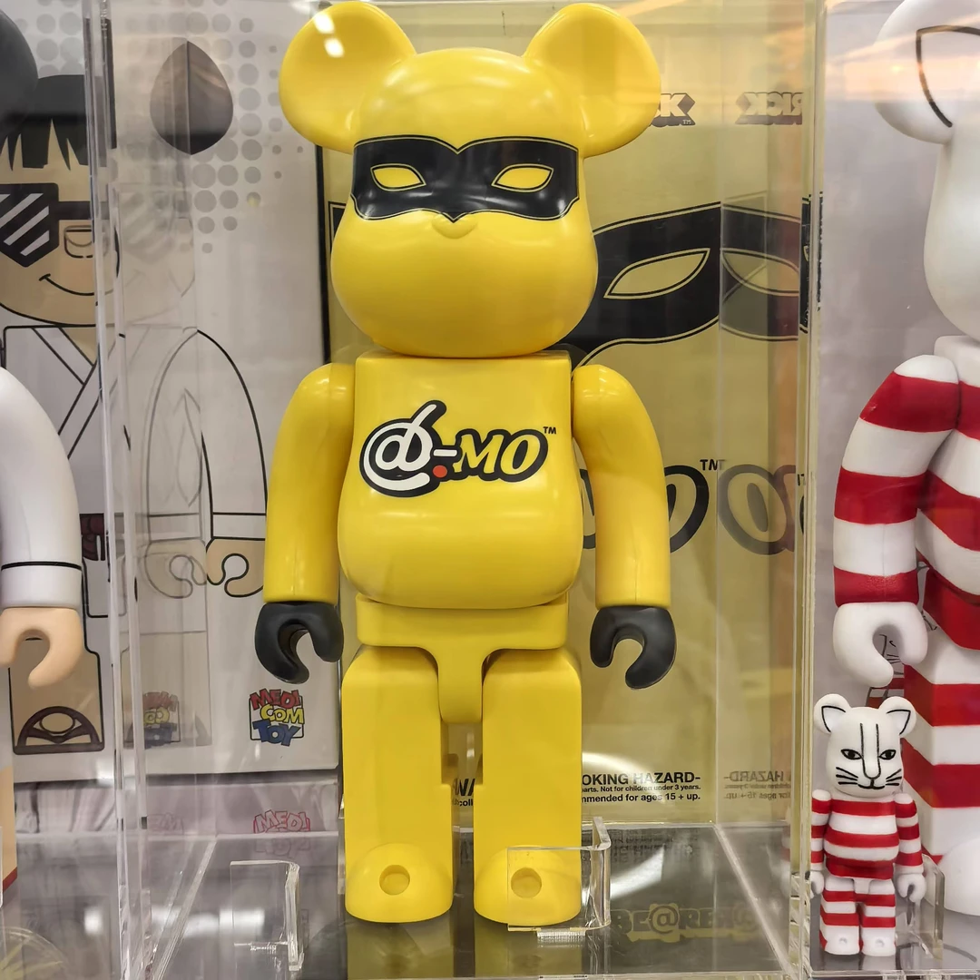【小白】bearbrick 积木熊 @-mo 黄色 400%