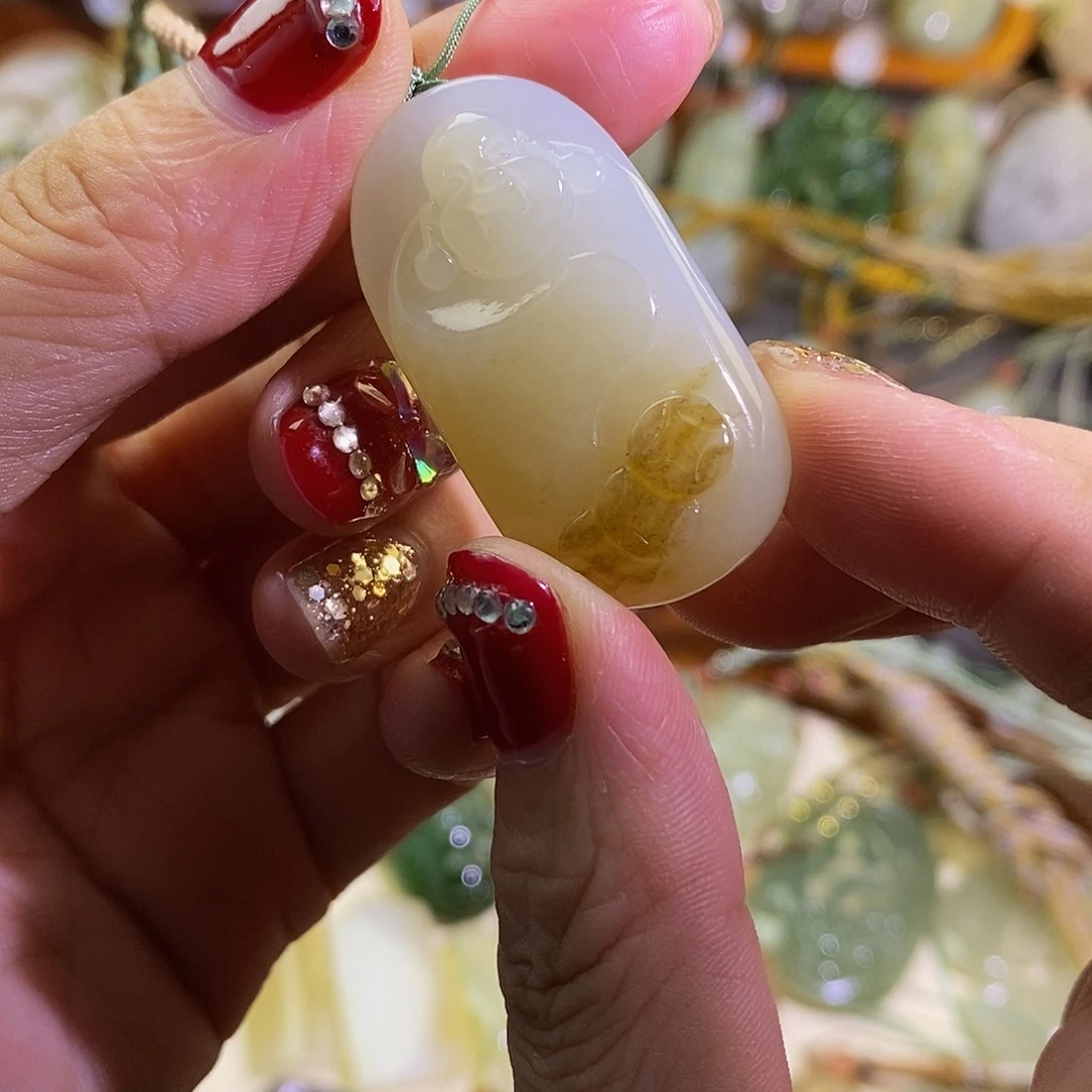观***下颈饰未镶嵌和田玉