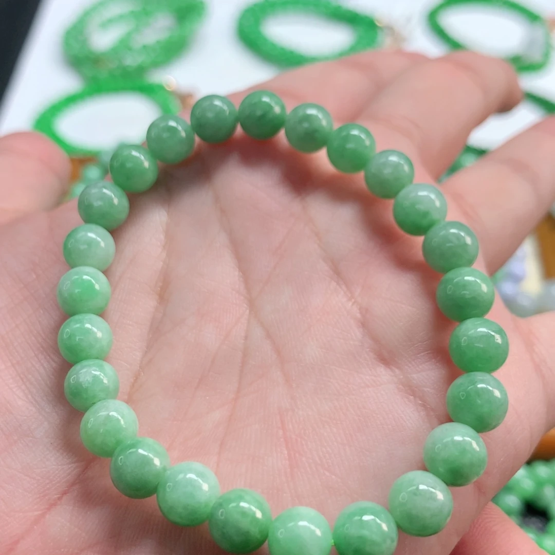 翡翠未镶嵌手链翡翠