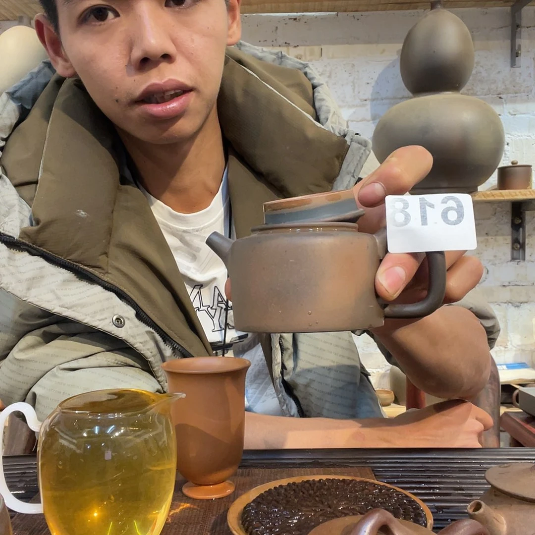 小*广西钦安龙窑坭兴陶柴烧