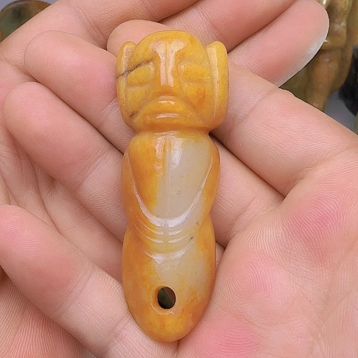 和田玉吊坠(不含链)未镶嵌