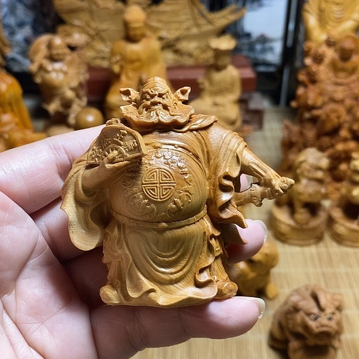 柏木（崖柏）钟馗把件