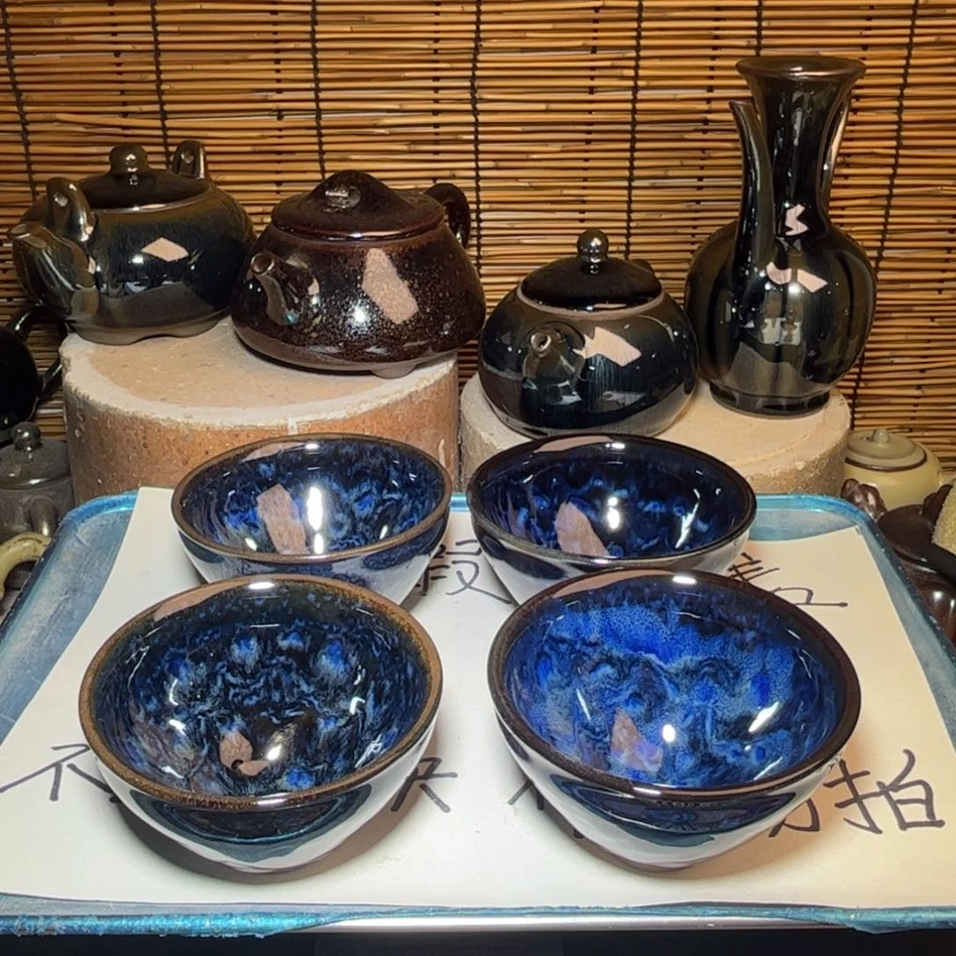 茶盏建窑建盏 微瑕作品