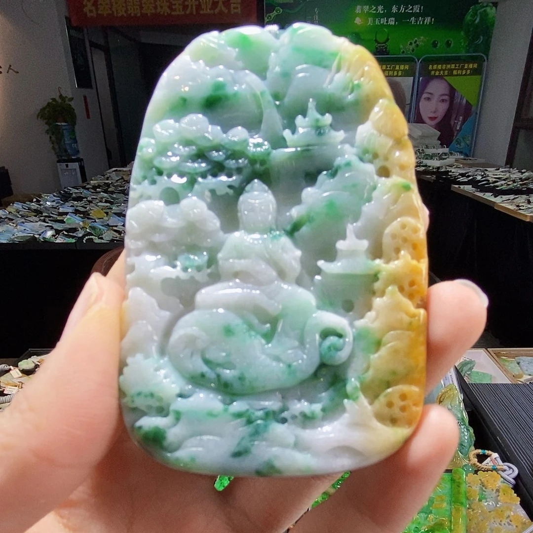 颈饰未镶嵌翡翠翡翠