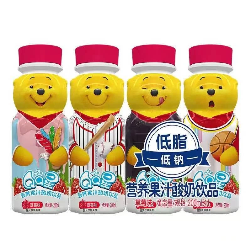 （10月）QQ星营养果汁酸奶饮品 200ml*16瓶 无原装箱口味随机