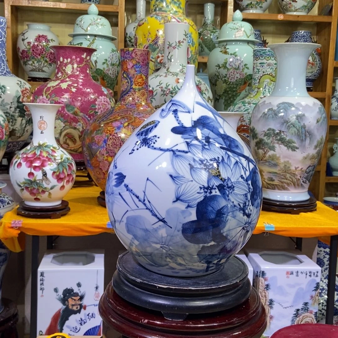 景德镇陶瓷花瓶摆件