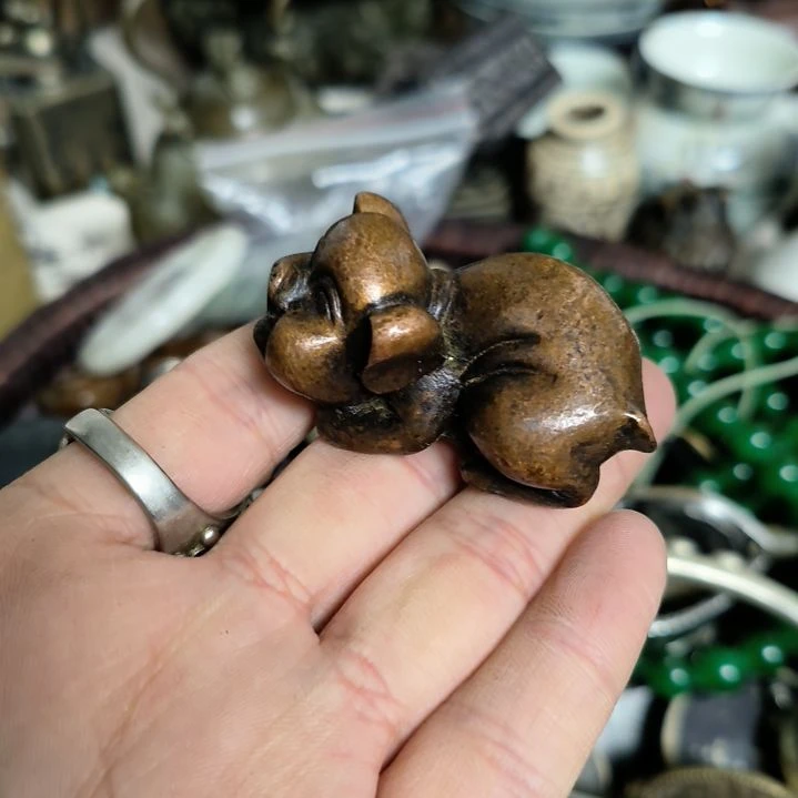 微***。黄铜手把件手把件手把件