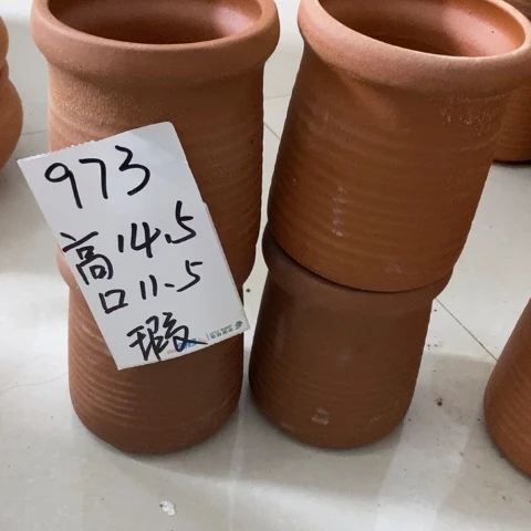 红陶粗陶花盆973