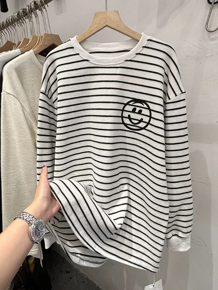 C22-黑白条纹打底衫