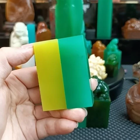 寿山石印石对章石