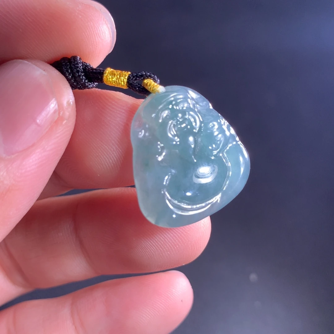 翡翠未镶嵌颈饰天然A货翡翠时尚气质女款吊坠挂坠