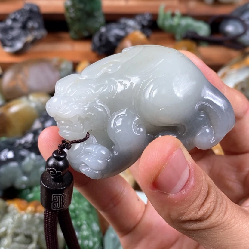 【闪购商品】未镶嵌和田玉挂件江****胎