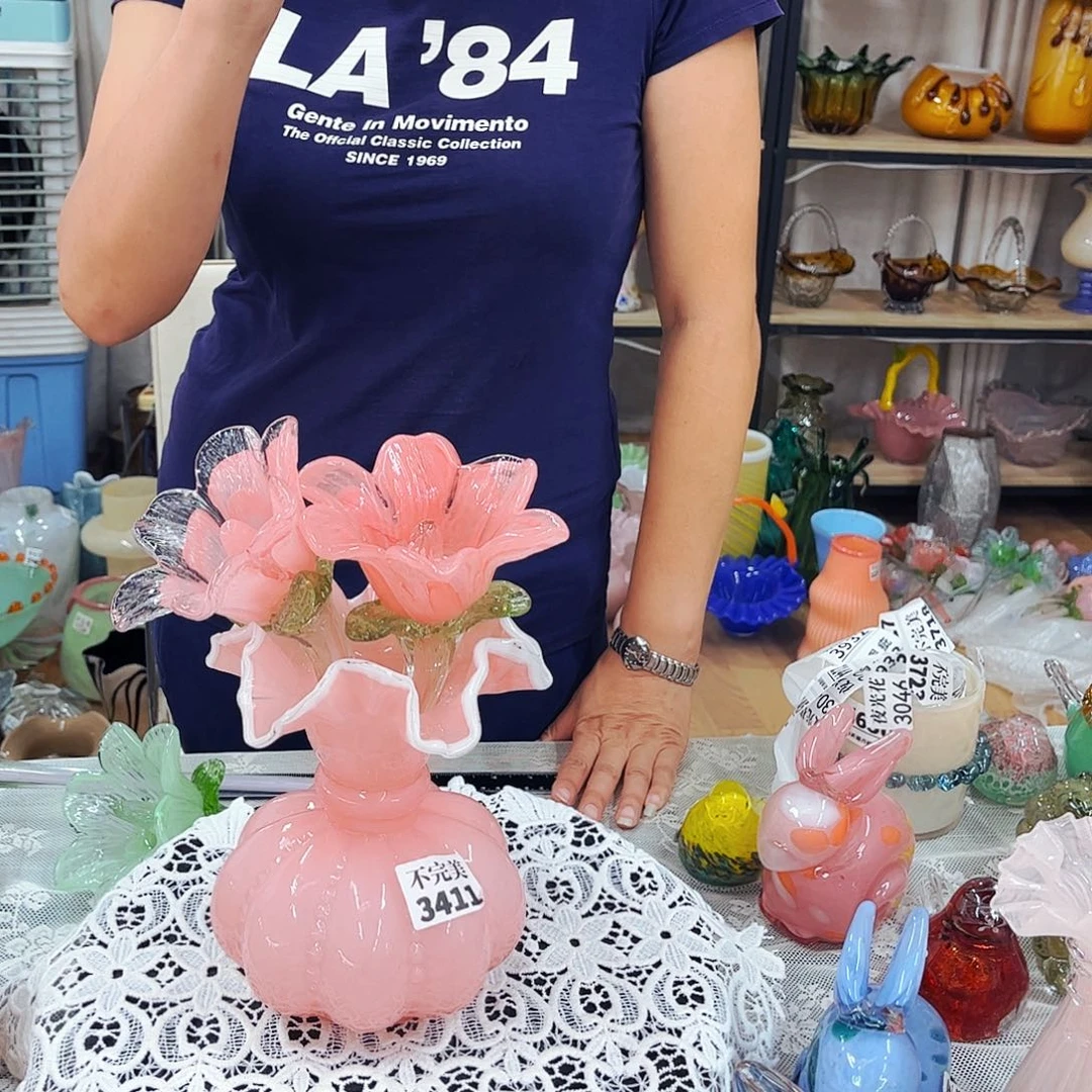 2花1不完美瓶 家悦琉璃工艺品不完美