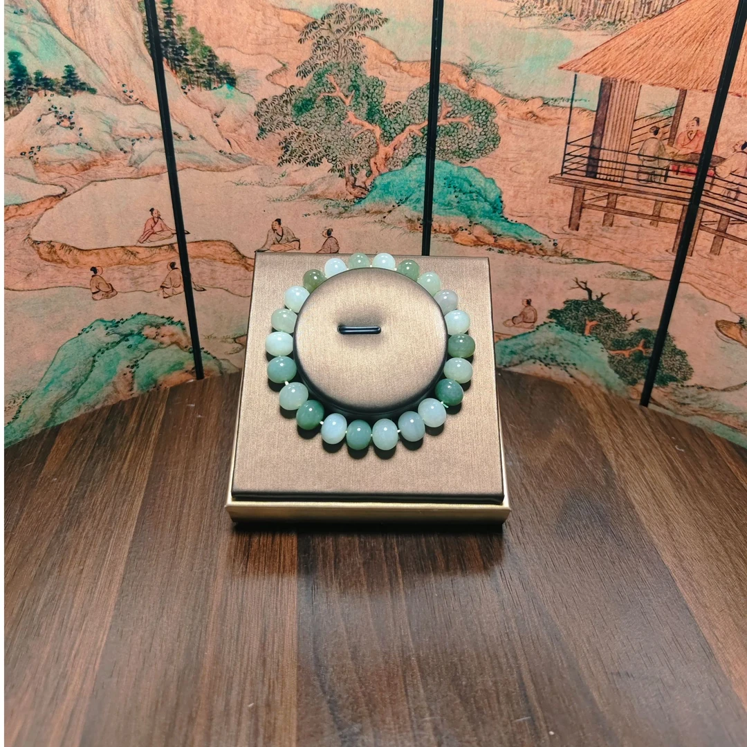N和田玉多宝算盘珠手串1762