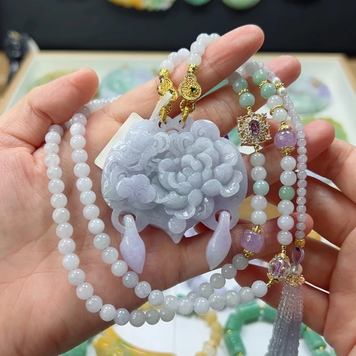 颈饰未镶嵌翡翠婉*吊坠