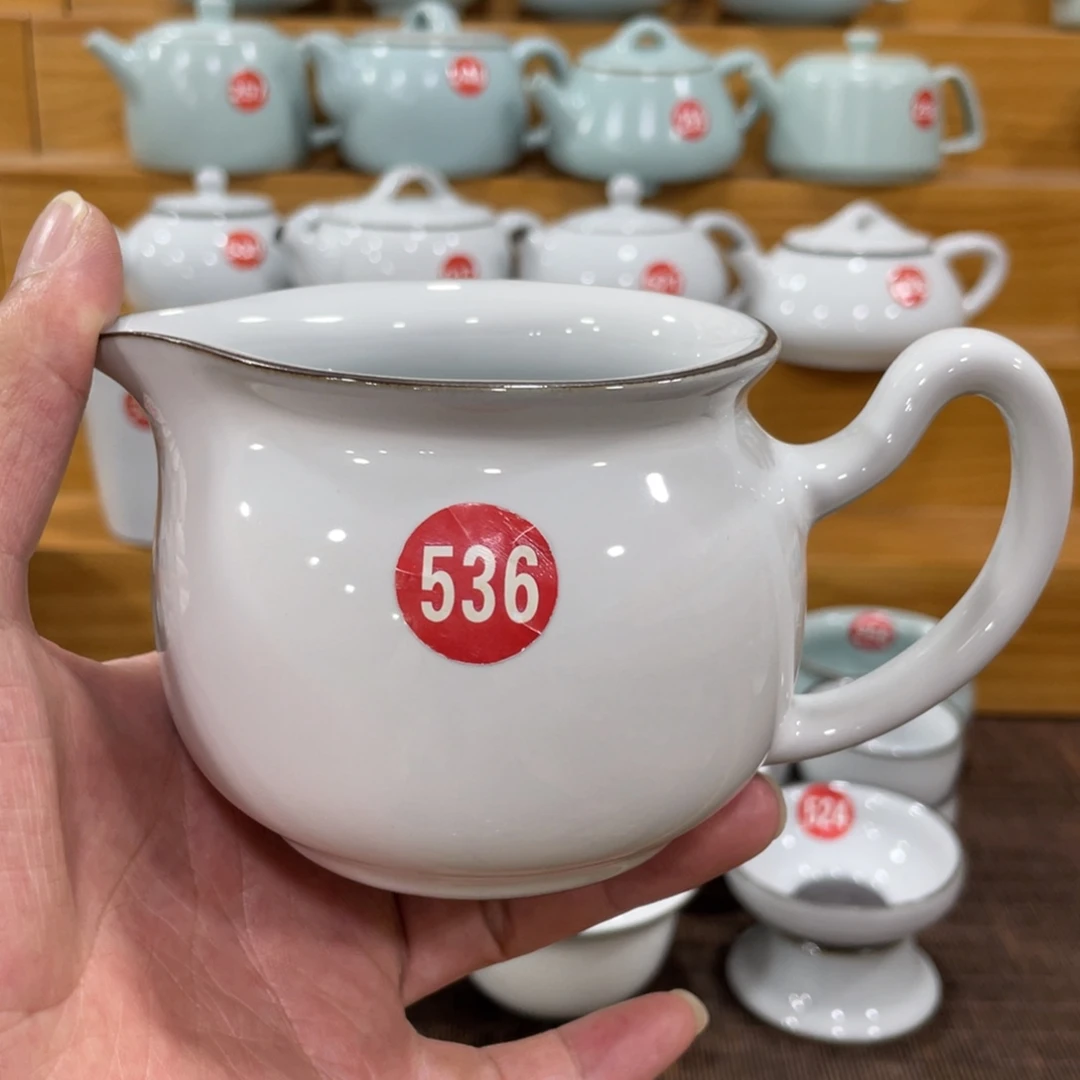 微瑕陶瓷茶壶茶杯家用