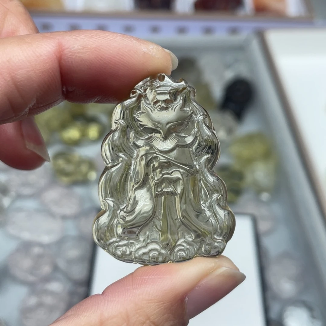 水晶吊坠(不含链)未镶嵌