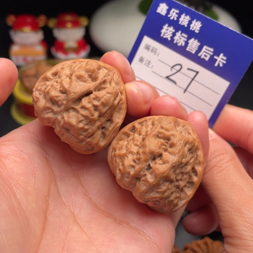 把件文玩核桃三角肌肉蛤蟆37尺27号
