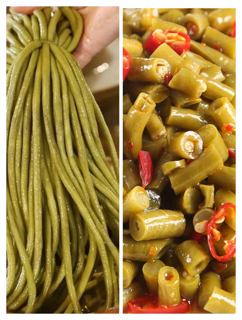 农家正宗老坛酸豆角泡豇豆下饭菜腌缸豆咸菜泡菜