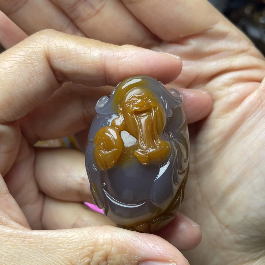 美***糖玛瑙/玉髓未镶嵌玛瑙