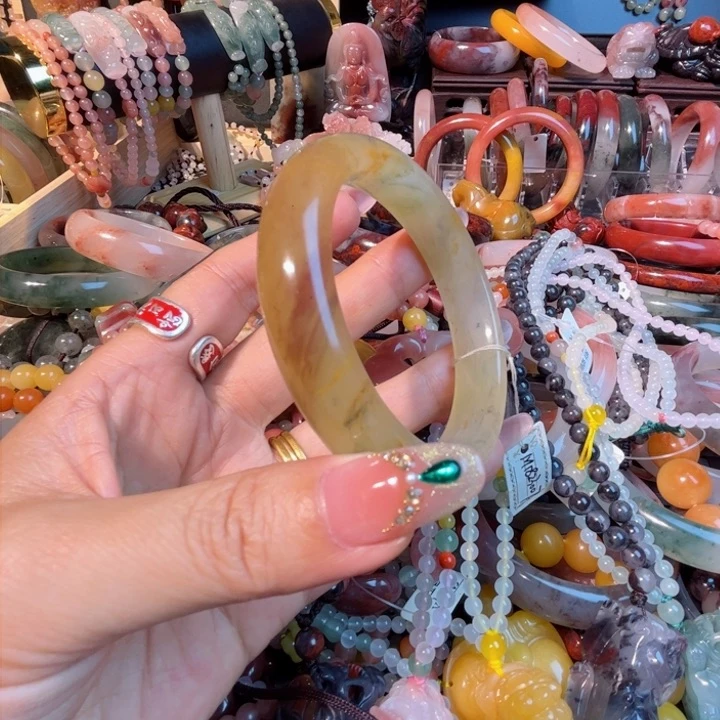 未镶嵌手镯石英质玉缘***爱