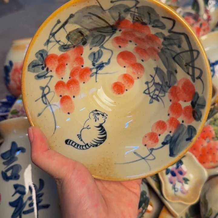 瓷片景德镇陶瓷手工手绘