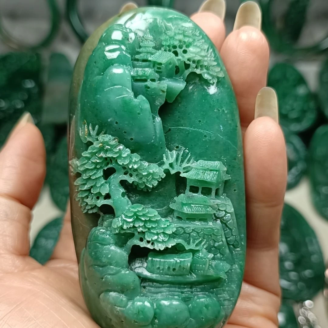 未镶嵌独山玉把玩