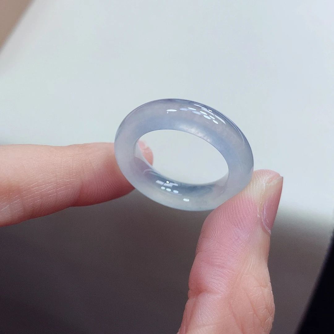 翡翠未镶嵌戒指17-18号