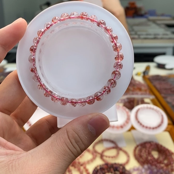 手串水晶未镶嵌透体彼岸花 多样性发一