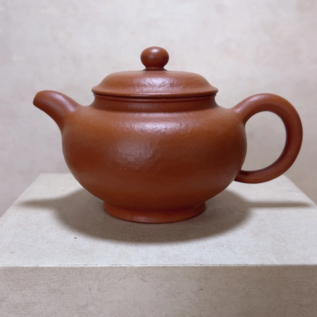 紫砂茶壶朱泥掇只