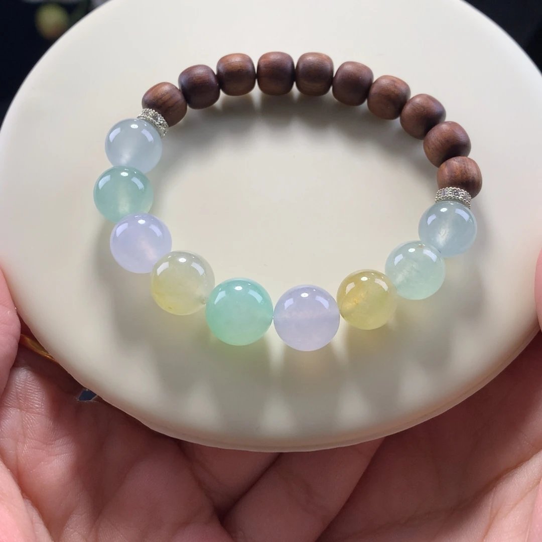 未镶嵌手串翡翠拾花酿春